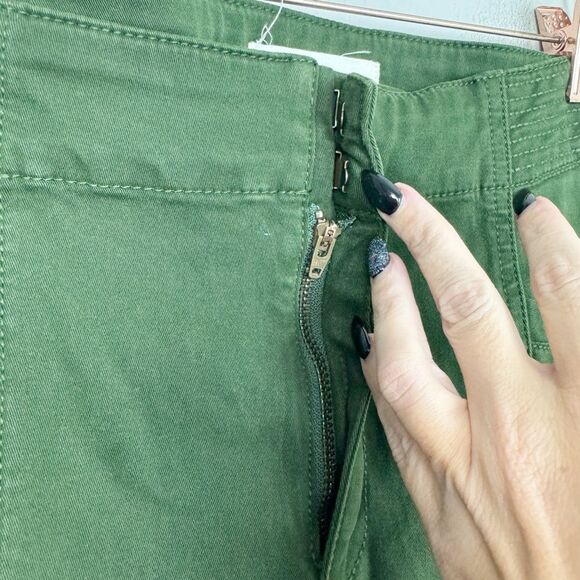 BY ANTHROPOLOGIE | Green Jefferson Utility Skinny Ankle Pants Women’s Size 29/8 - Picture 8 of 12